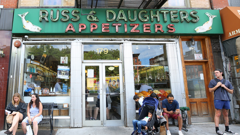 Russ & Daughters restaurant in New York City 