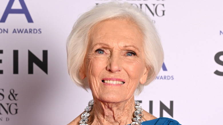 Mary Berry wearing necklace