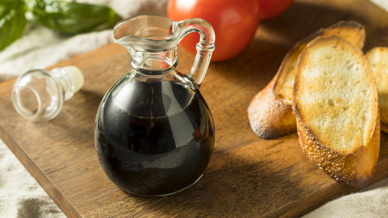 Balsamic Vinegar bottle, ingredients