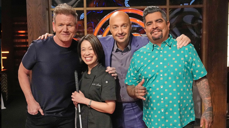 Gordon Ramsay, Christie Ha, Joe Bastianich, Aarón Sánchez