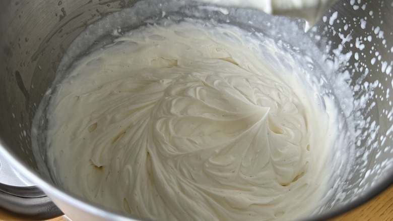 Whipped mascarpone cream
