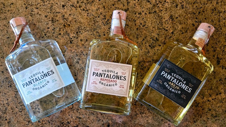 Pantalones tequila bottles