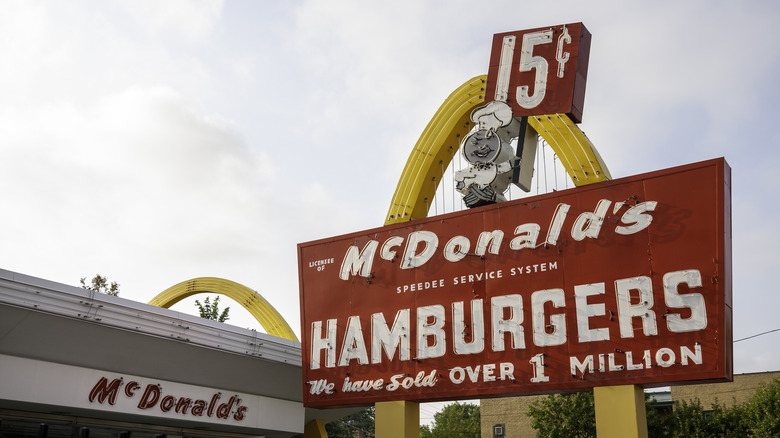 Retro McDonald's sign