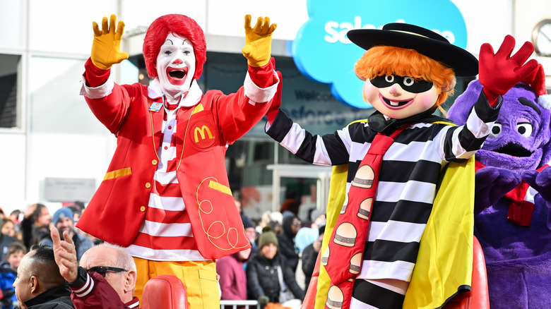 Hamburglar and Ronald McDonald 