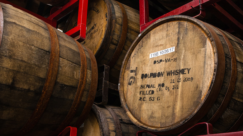 barrels used to age mead