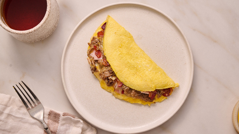 omelette on a plate