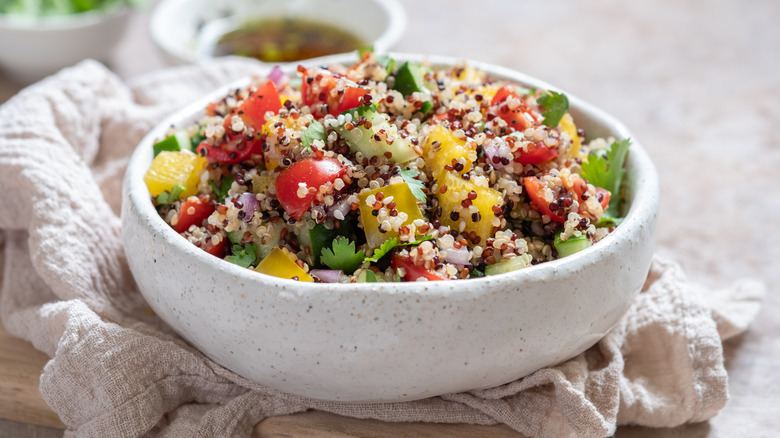 Bowl of tabbouleh