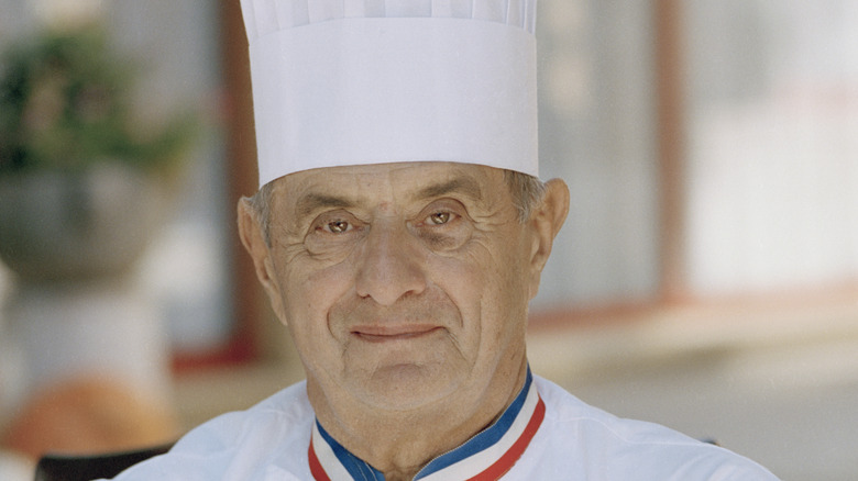 Chef Paul Bocuse smiling