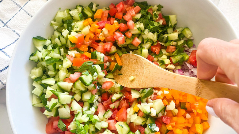 veggies in a bowl 