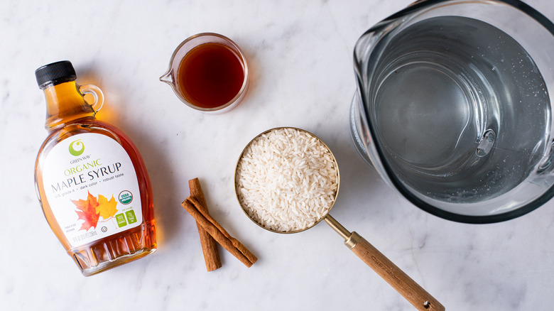 ingredients for mexican horchata