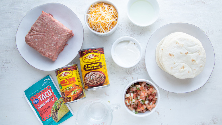 ingredients for mexican pizza