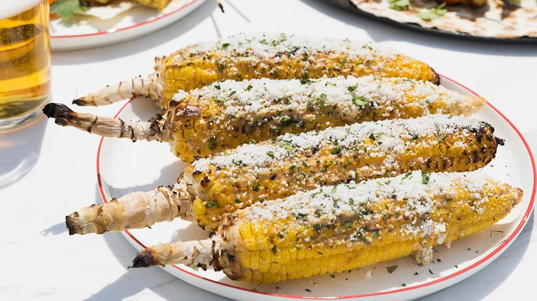 Grilled Mexican Street Corn (Elotes)