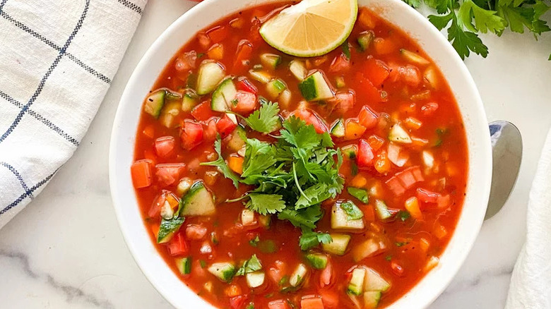 Mexican Gazpacho Soup