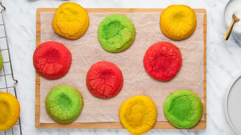 colorful sugar cookies