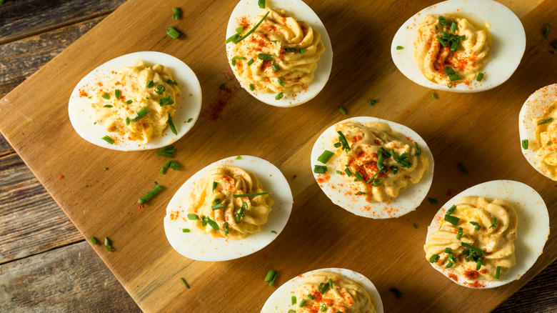 deviled eggs