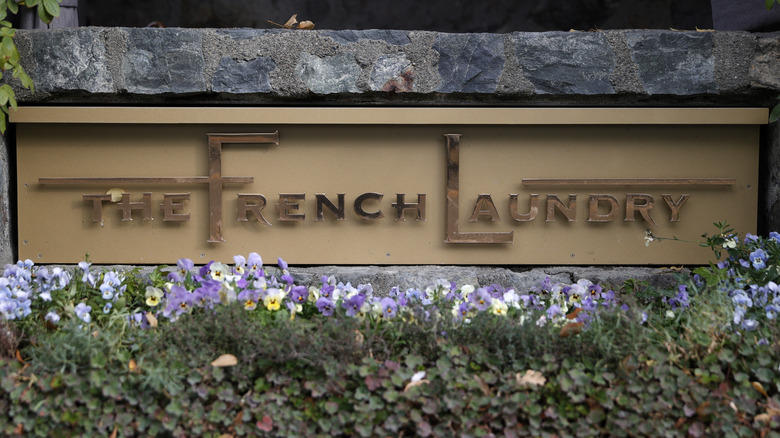 The French Laundry sign