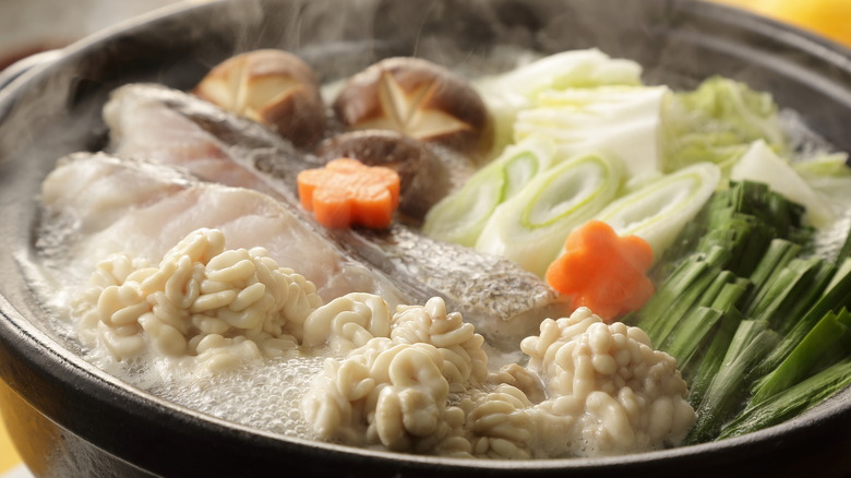 Roe hot pot