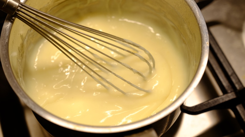 batter in bowl with whisk