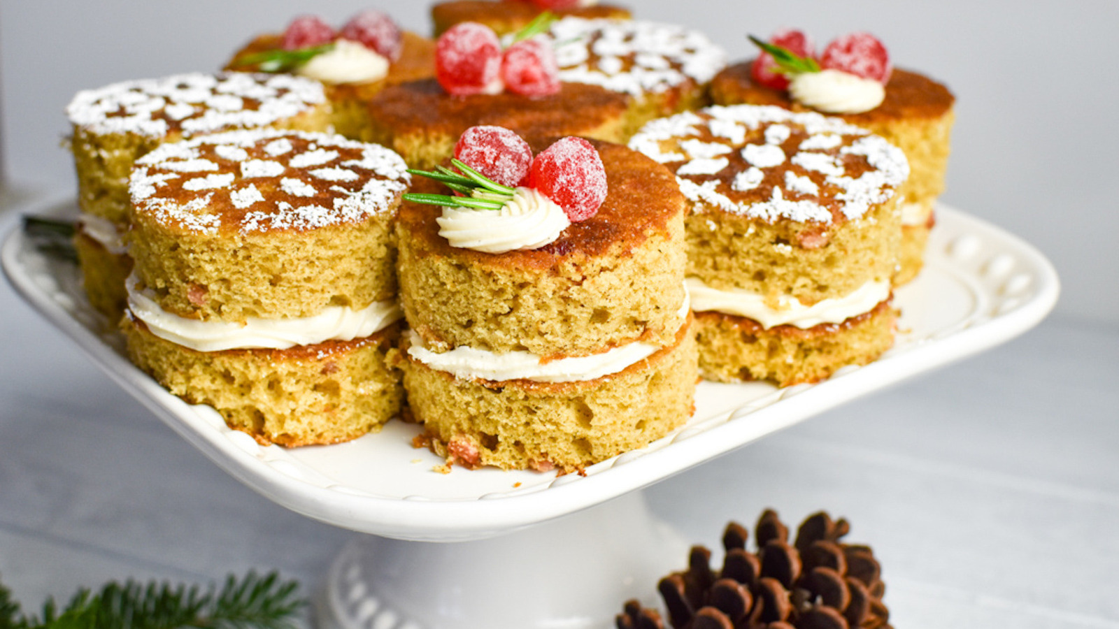 Mini Christmas cakes - christmas trees | 4inch Mini Christma… | Flickr