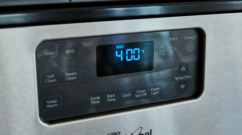 preheating oven to 400 F