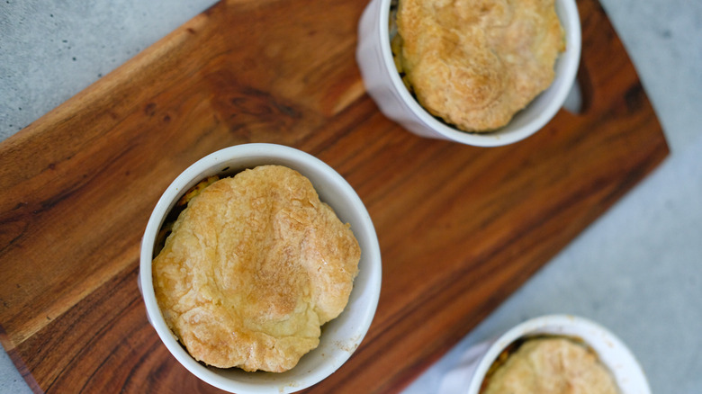 golden baked pot pies