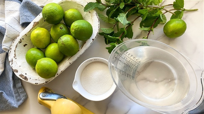 mint limeade ingredients