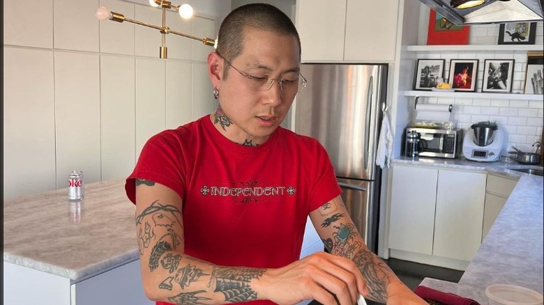 Danny Bowien cooks 