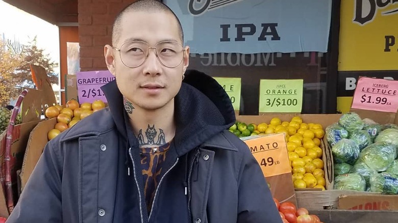 Danny Bowien at food market