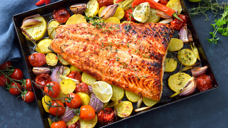 overcrowded roasting pan