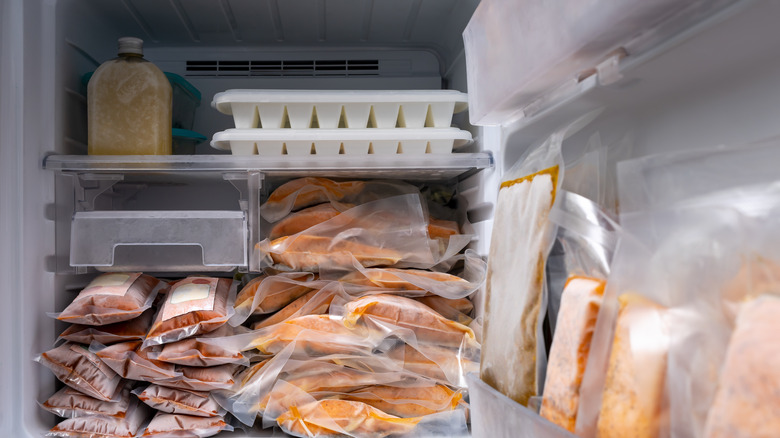 Fully stocked freezer