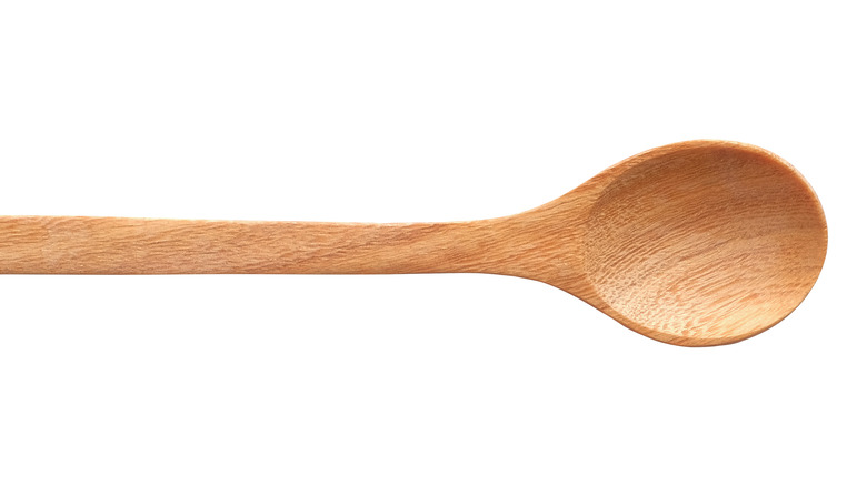 wooden cooking spoon