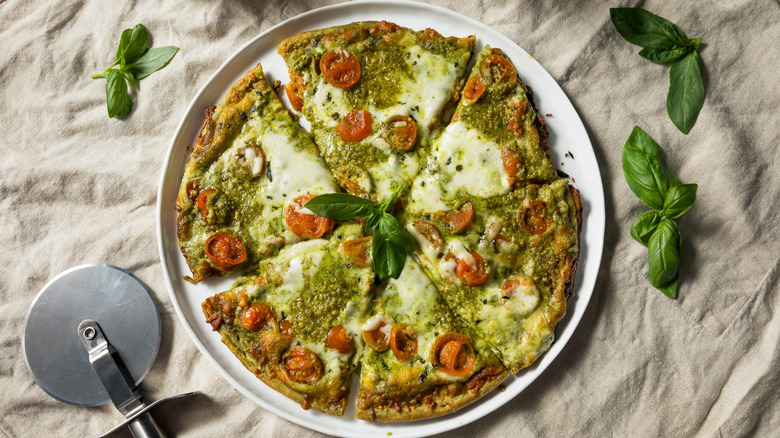 pesto pizza 