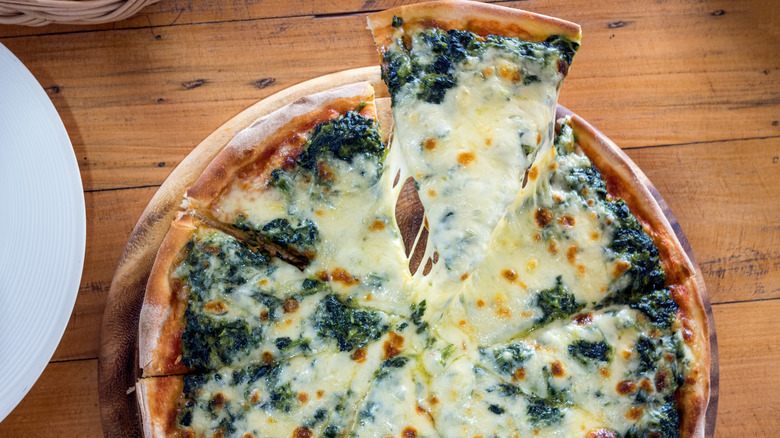 spinach pizza 