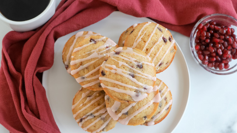 muffins served on plate