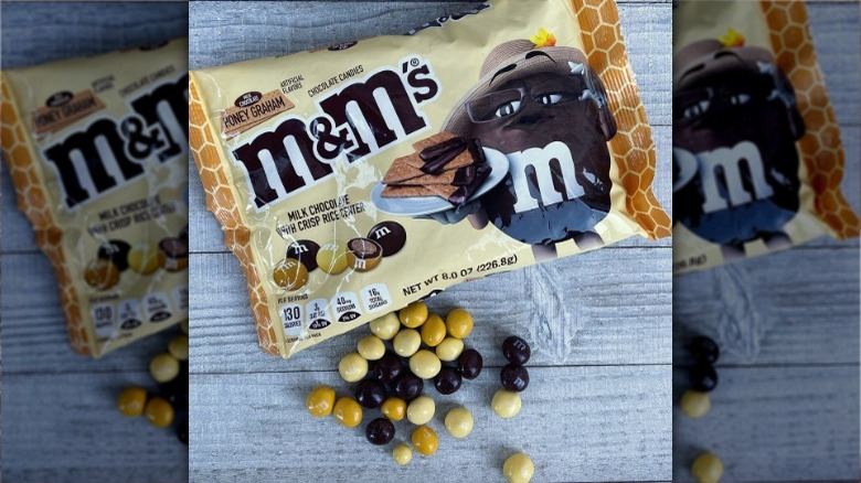 M&M's milk chocolate honey graham bag