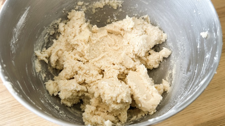 cookie dough in bowl