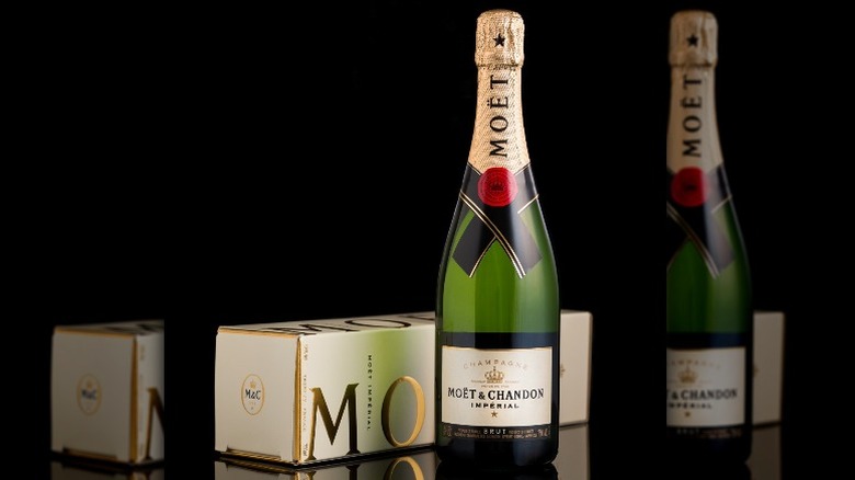 Moet Imperial bottle and box