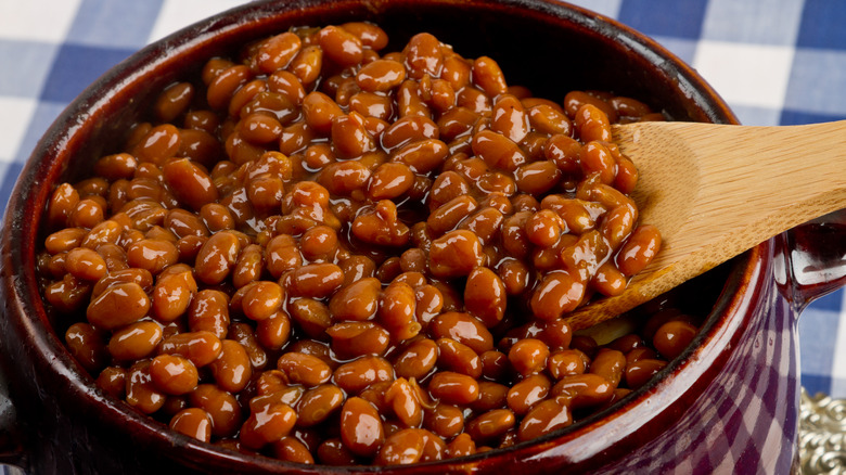 Bowl of baked beans