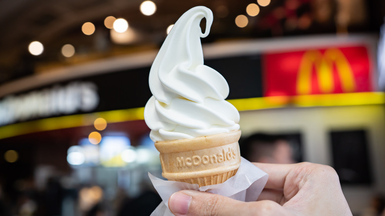 McDonald's soft serve ice cream