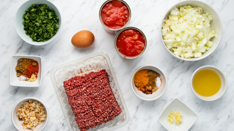 ingredients for moroccan meatballs