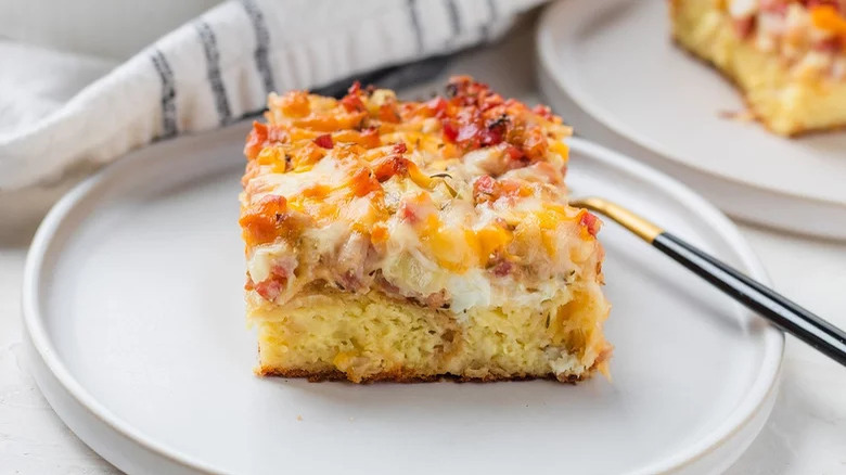 Croissant Breakfast Casserole