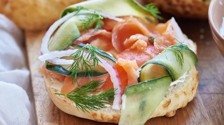 Loaded Lox Bagel