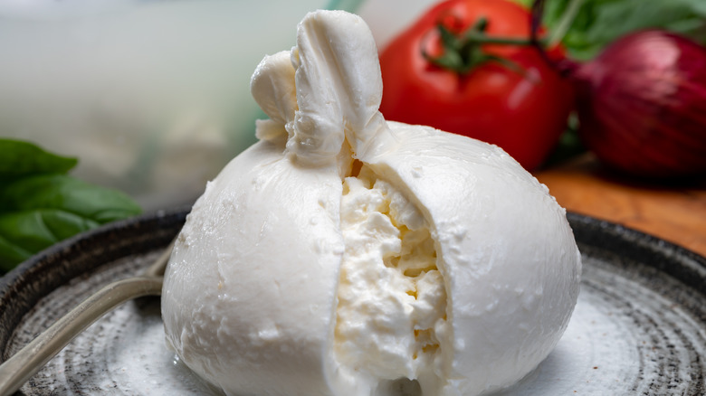 Fresh burrata