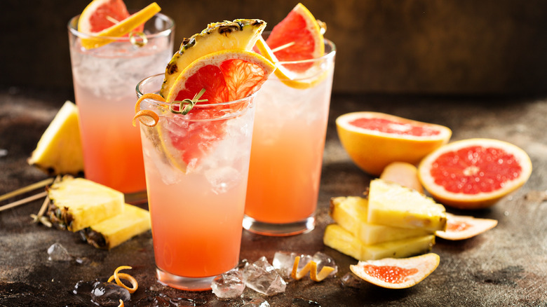 pinapple paloma cocktails