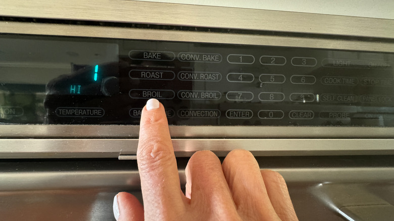 preheating the oven temperature