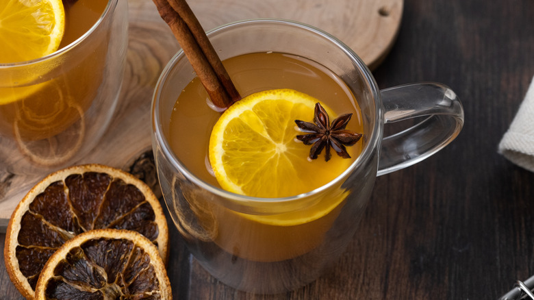 mulled cider with star anise 