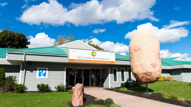 Exterior of Canadian Potato Museum