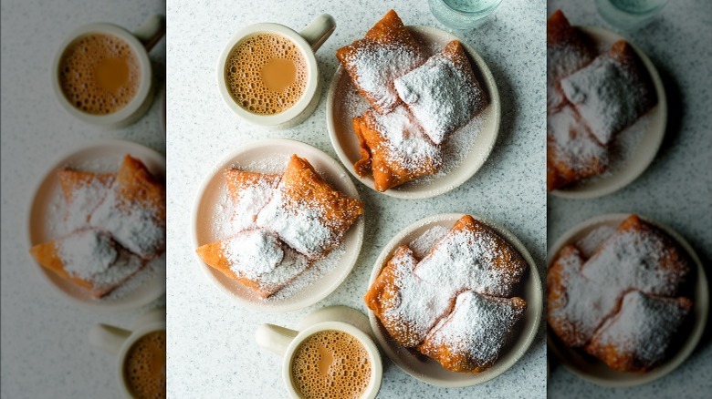 Café Du Monde Beignets and coffee