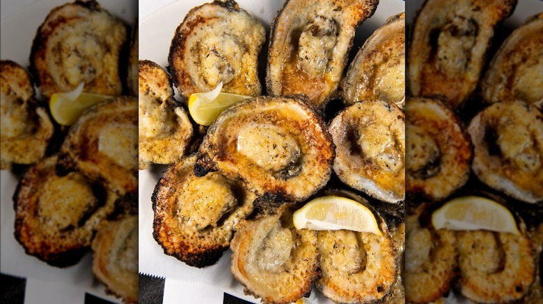 Chargrilled oysters at Acme Oyster House