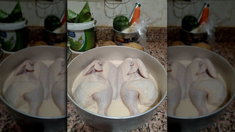 chicken brining in buttermilk